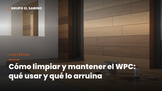 Cómo limpiar y mantener el WPC: qué usar y qué lo arruina