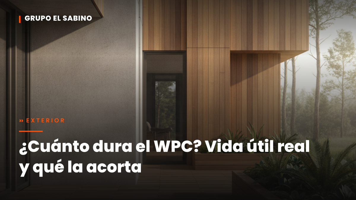 ¿Cuánto dura el WPC? Vida útil real y qué la acorta