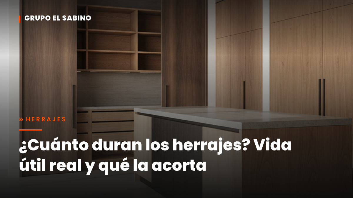 ¿Cuánto duran los herrajes? Vida útil real y qué la acorta