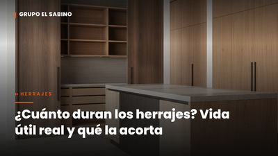¿Cuánto duran los herrajes? Vida útil real y qué la acorta