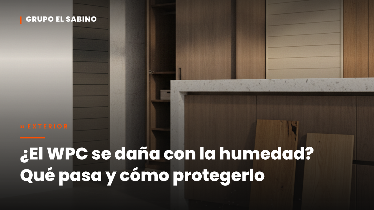 ¿El WPC se daña con la humedad? Qué pasa y cómo protegerlo