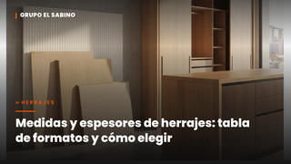 Medidas y espesores de herrajes: tabla de formatos y cómo elegir