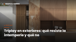 Triplay en exteriores: qué resiste la intemperie y qué no