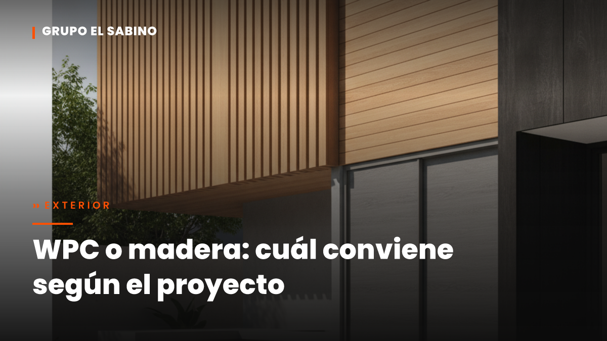WPC o madera: cuál conviene según el proyecto